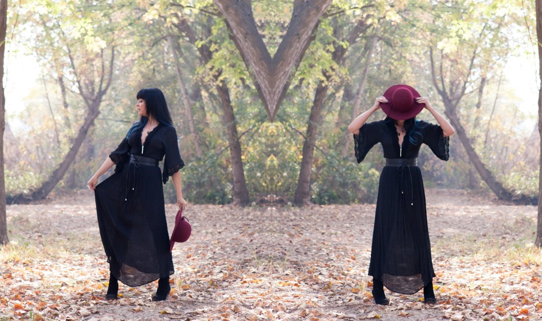 fall fashion maxi dress