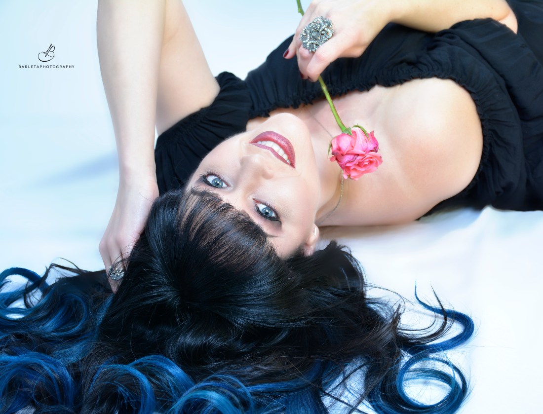 stylespygirl barleta qela blue hair